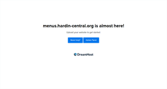 Desktop Screenshot of menus.hardin-central.org