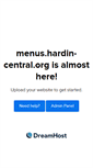 Mobile Screenshot of menus.hardin-central.org